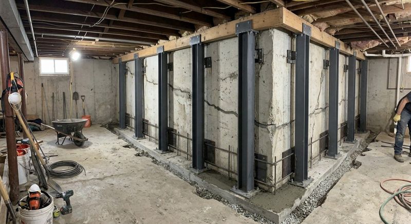 Basement Stabilization in Nutley, NJ