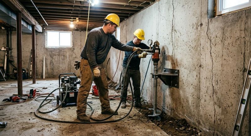Basement Stabilization in Nutley, NJ