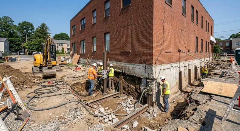Building Foundation Repair in Montclair, NJ