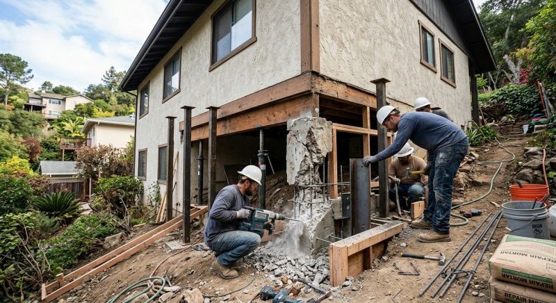 Concrete Foundation Repair in Oak Ridge, NJ