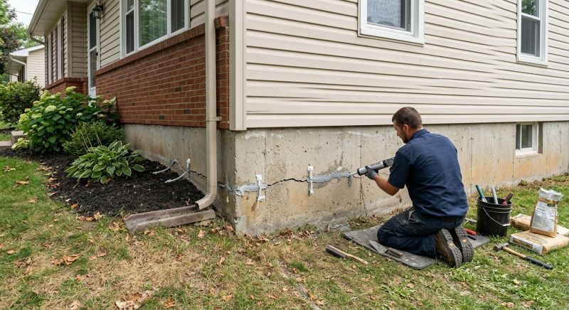 Cracked Foundation Repair in Millburn, NJ