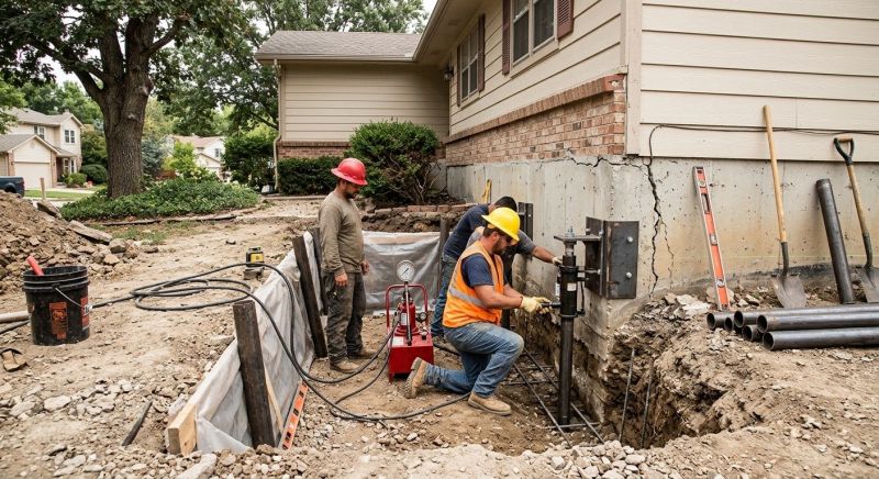 Cracked Foundation Repair in Newark, NJ