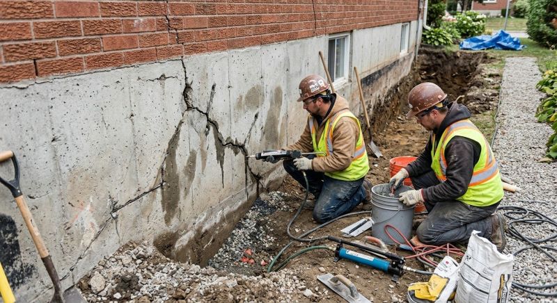 Cracked Foundation Repair in Paterson, NJ