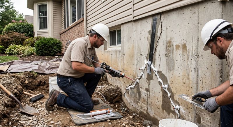 Cracked Foundation Repair in Short Hills, NJ