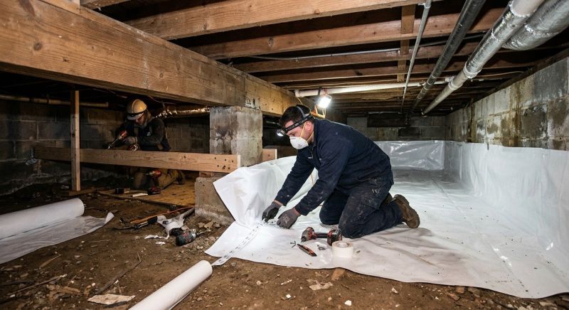 Crawl Space Leveling in Nutley, NJ