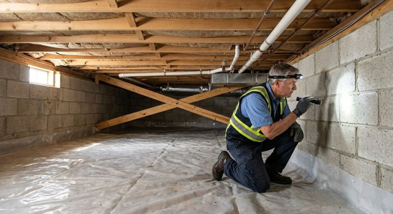 Crawl Space Leveling in Nutley, NJ