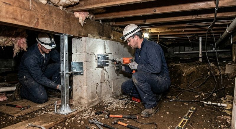 Crawlspace Foundation Repair in Passaic County, NJ