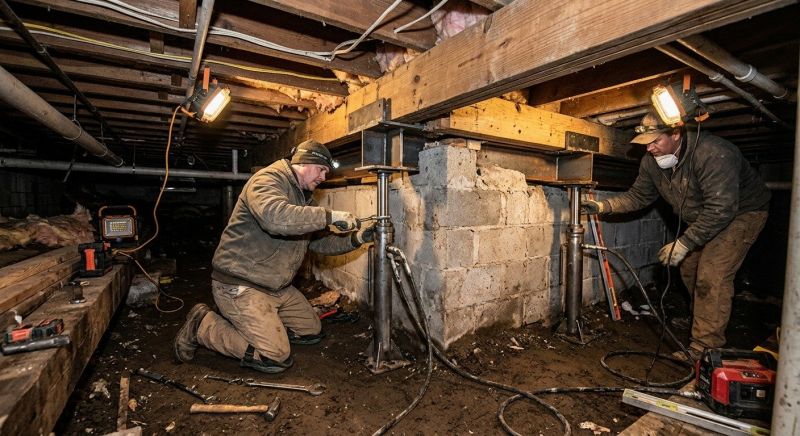 Crawlspace Foundation Repair in Pequannock, NJ