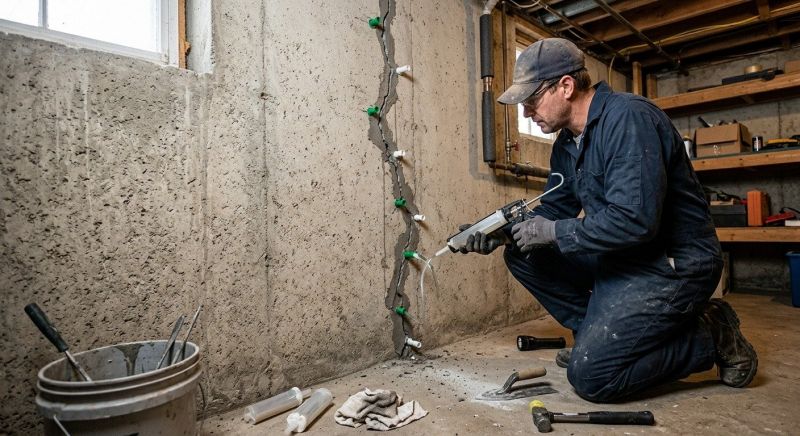 Foundation Crack Repair in Warren, NJ