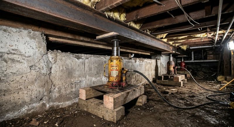Foundation Jacking in Mendham, NJ