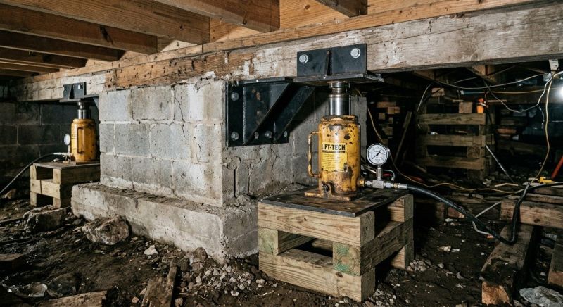 Foundation Jacking in Mendham, NJ