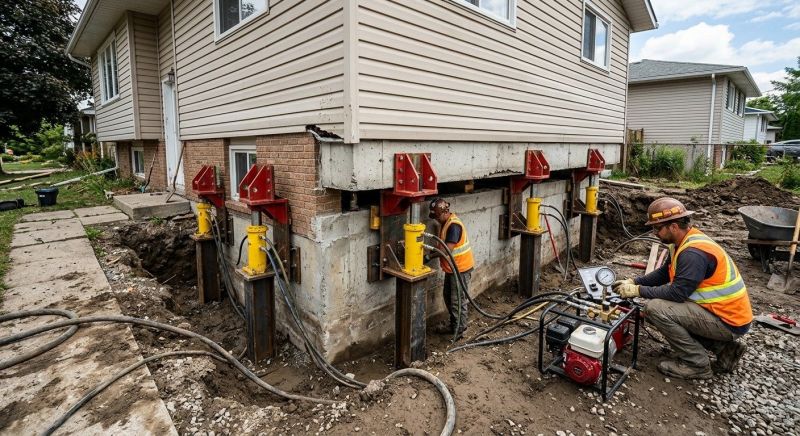 Foundation Lifting in Mendham, NJ