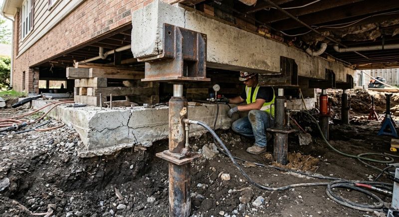 Foundation Lifting in Metuchen, NJ