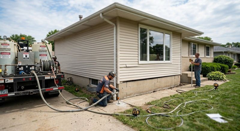 Foundation Lifting in Metuchen, NJ