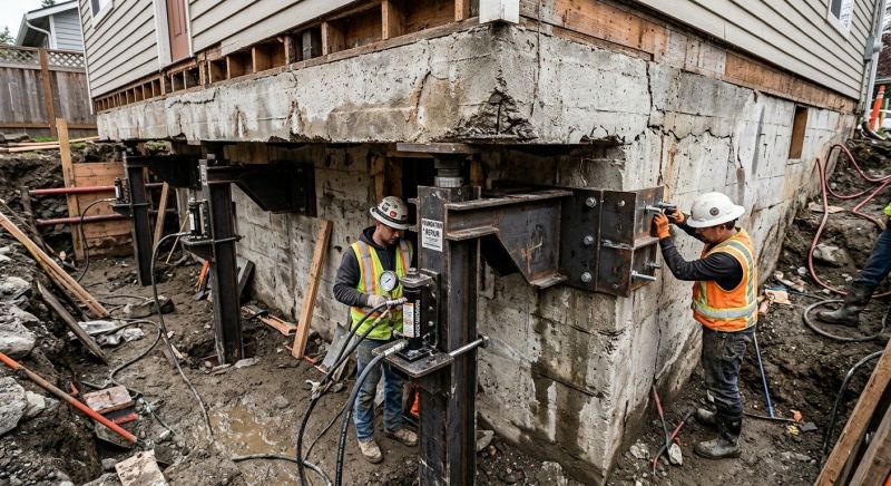 Foundation Lifting in Westfield, NJ
