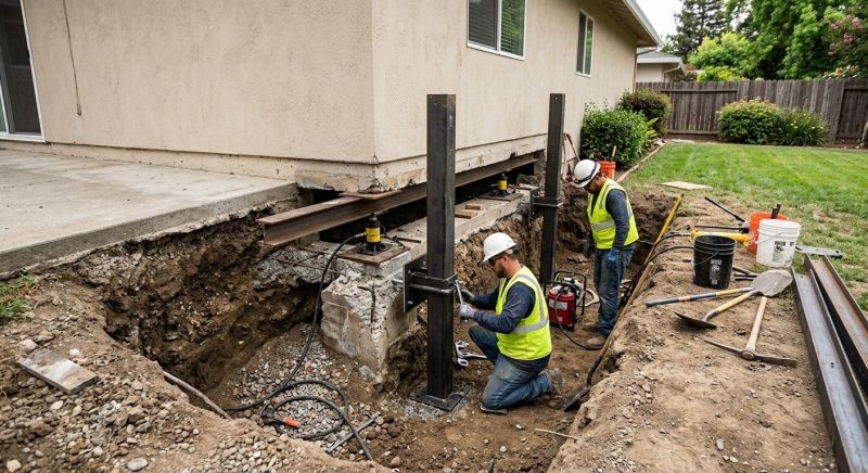 Foundation Pier Repair in Nutley, NJ