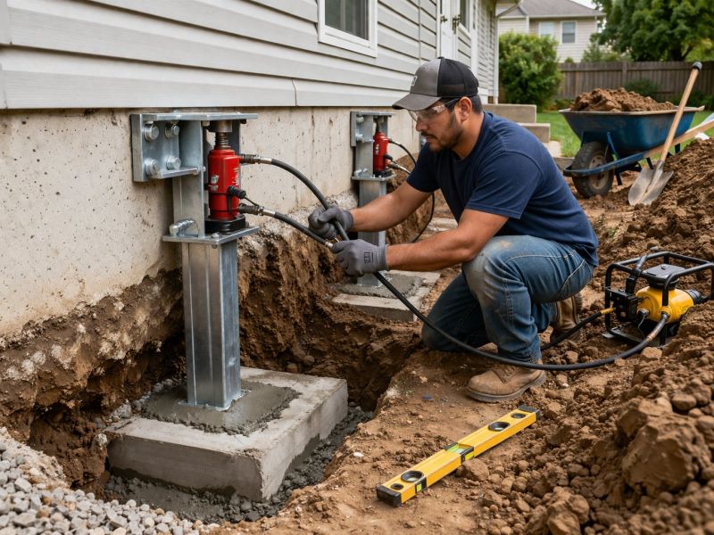 Foundation Pier Repair in Nutley, NJ