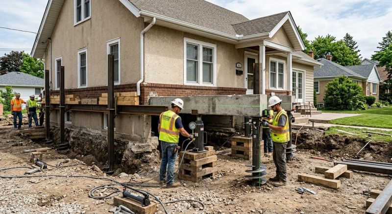 Foundation Releveling in Nutley, NJ