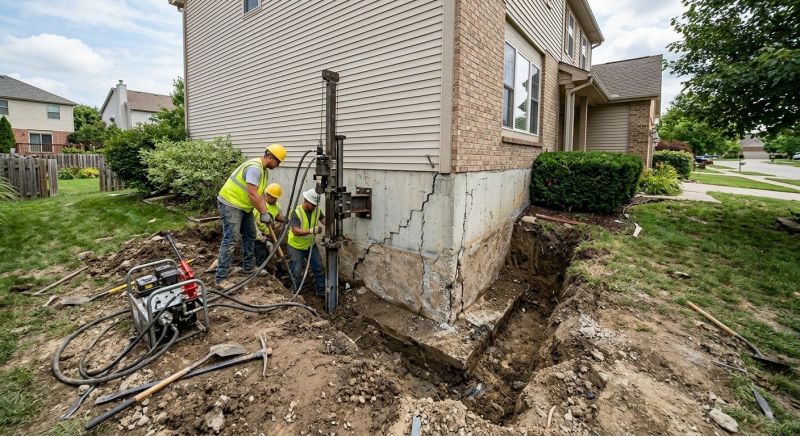Foundation Stabilizing in Oakland, NJ