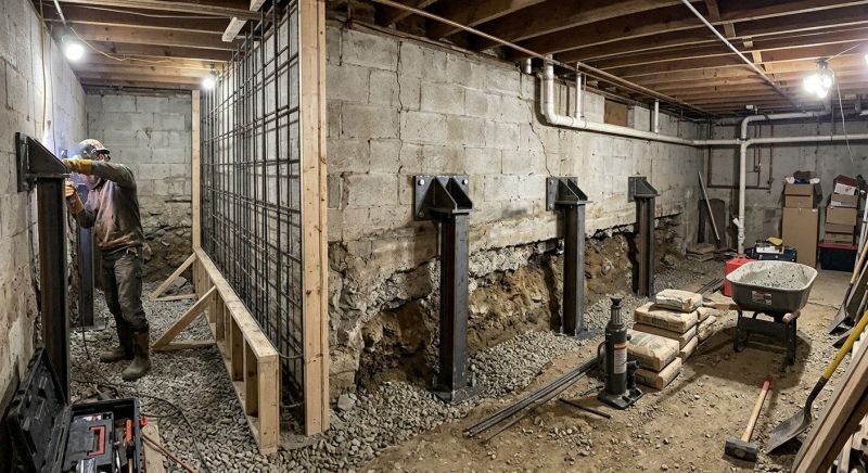 Foundation Stabilizing in Pequannock, NJ