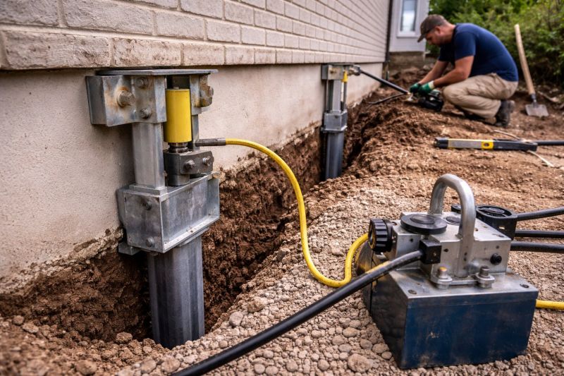 Sinking Foundation Repair in Middlesex, NJ