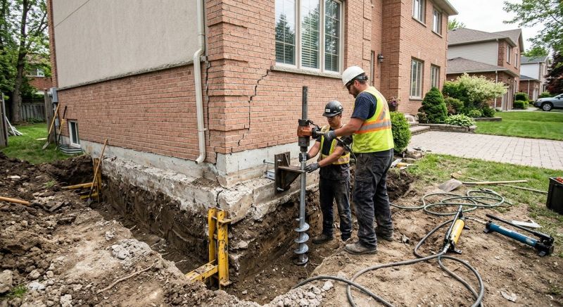 Sinking Foundation Repair in Roselle Park, NJ