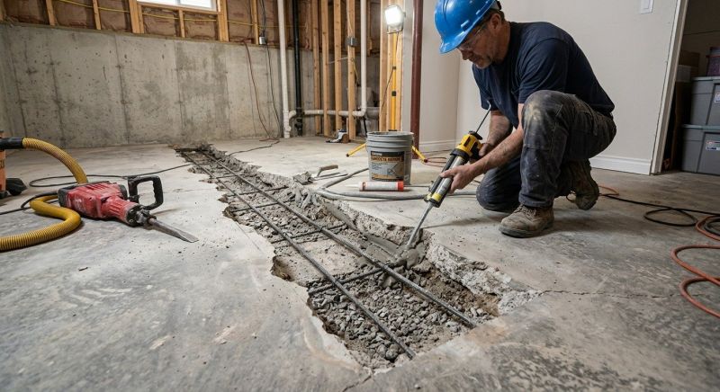 Slab Foundation Repair in Nutley, NJ