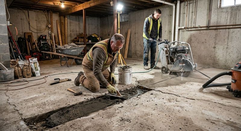 Slab Foundation Repair in Nutley, NJ