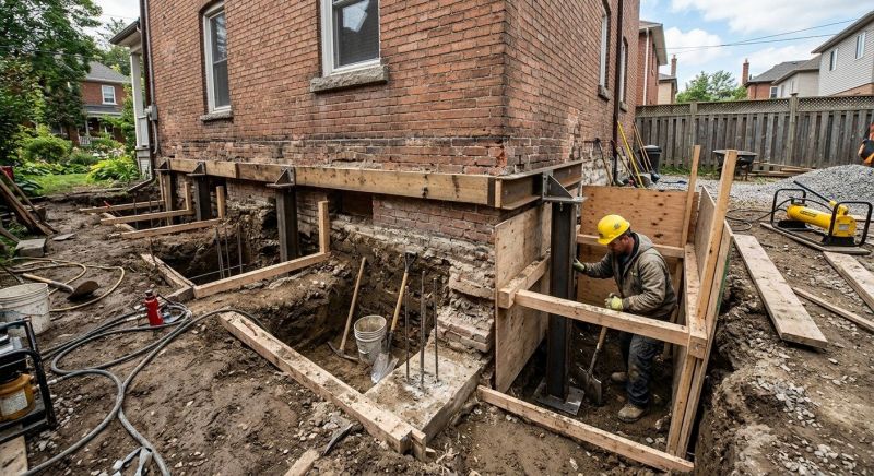 Structural Underpinning in Nutley, NJ