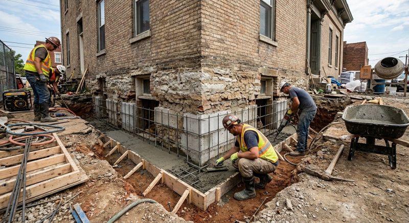 Underpinning Repair in Nutley, NJ