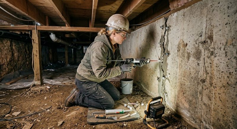 Crawlspace Foundation Repair in Paramus, NJ