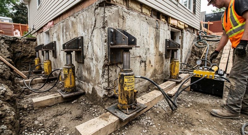 Foundation Jacking in Scotch Plains, NJ