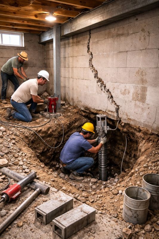 Foundation Structural Repair in Plainfield, NJ
