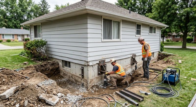 House Foundation Repair in Metuchen, NJ