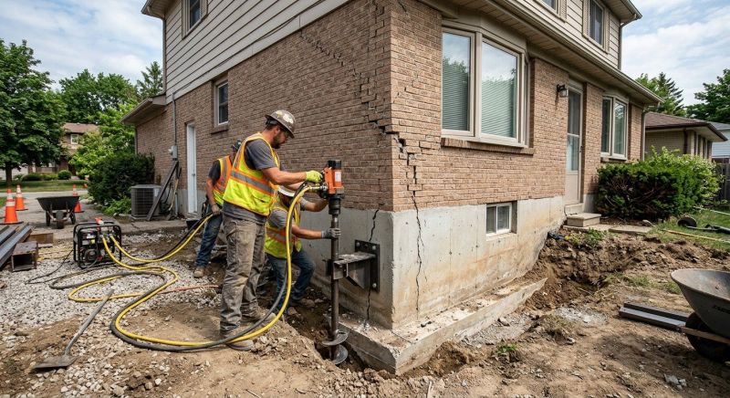 Settling Foundation Service in Morristown, NJ
